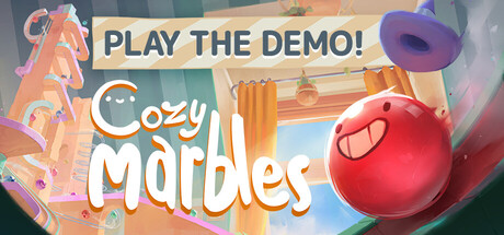 Cozy Marbles — Steam header