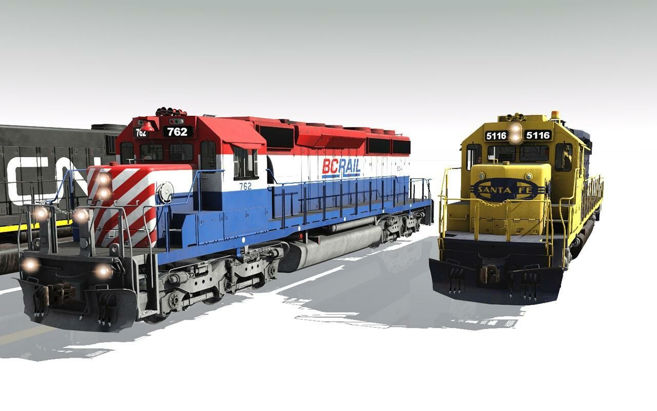 Model Train Sim Trainz Railroad Simulator 2022: Pro Train - SD40-2 Loco Bundle 2 ...
