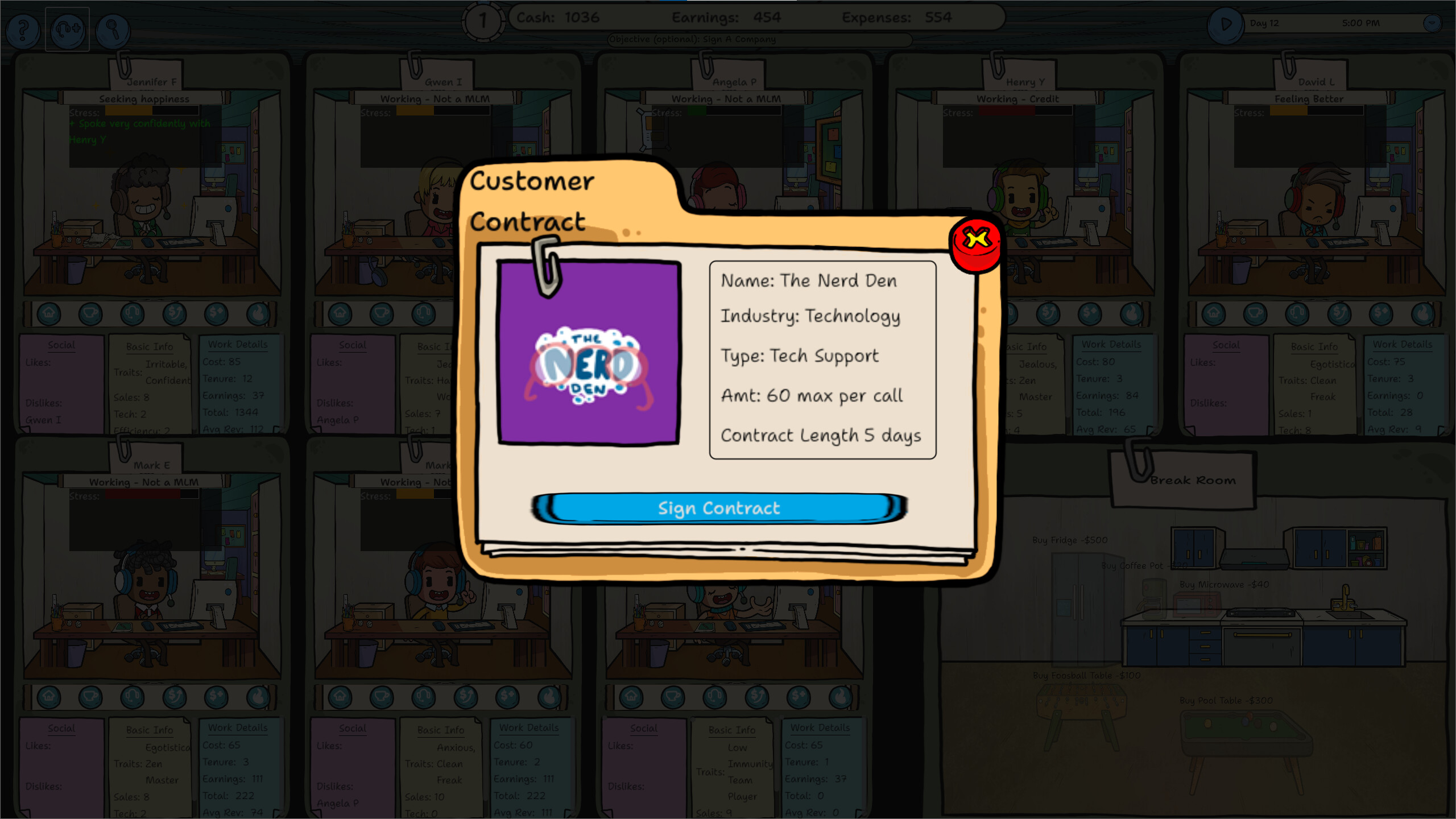 Call Center Tycoon screenshot 6