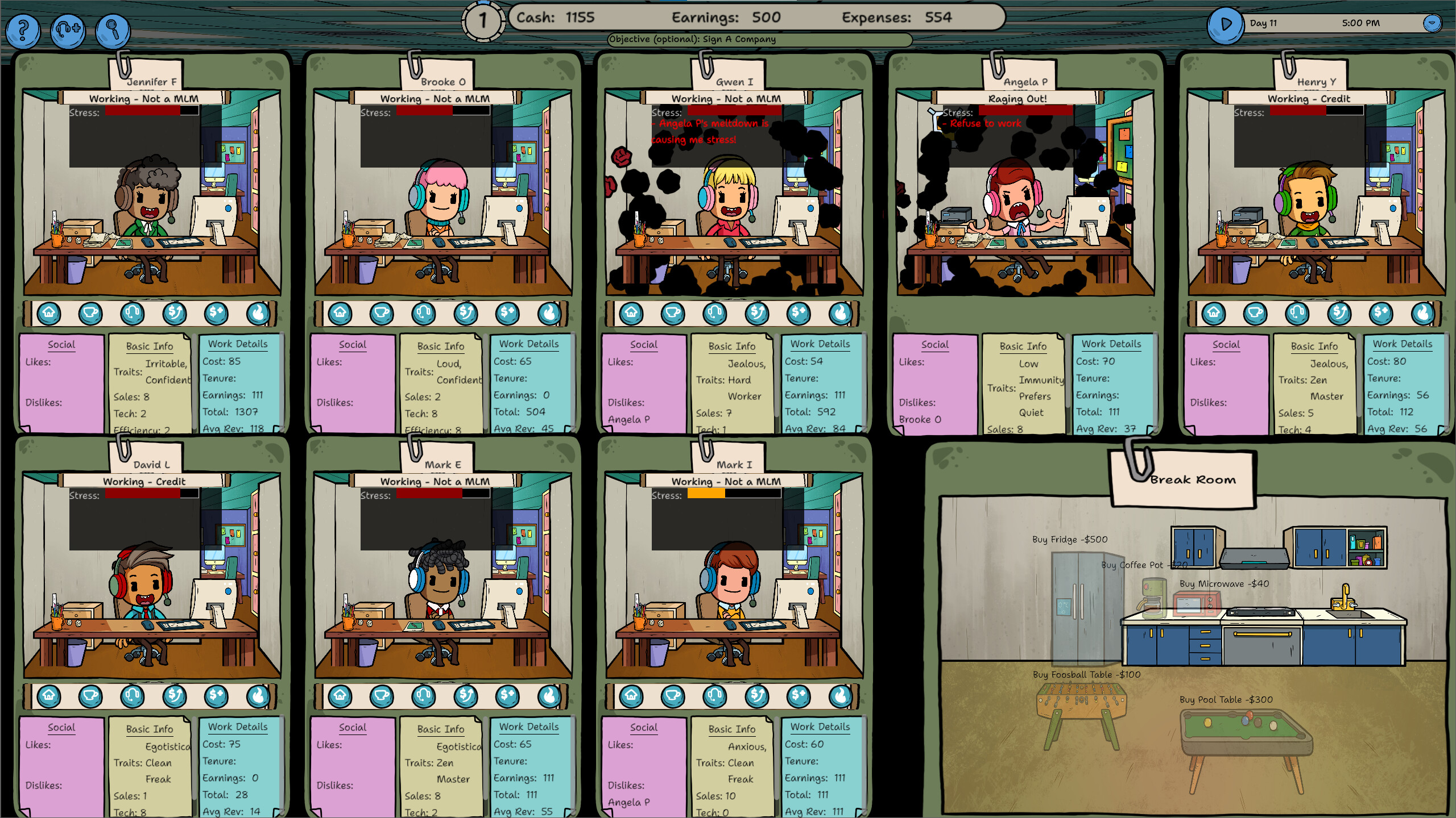 Call Center Tycoon screenshot 7
