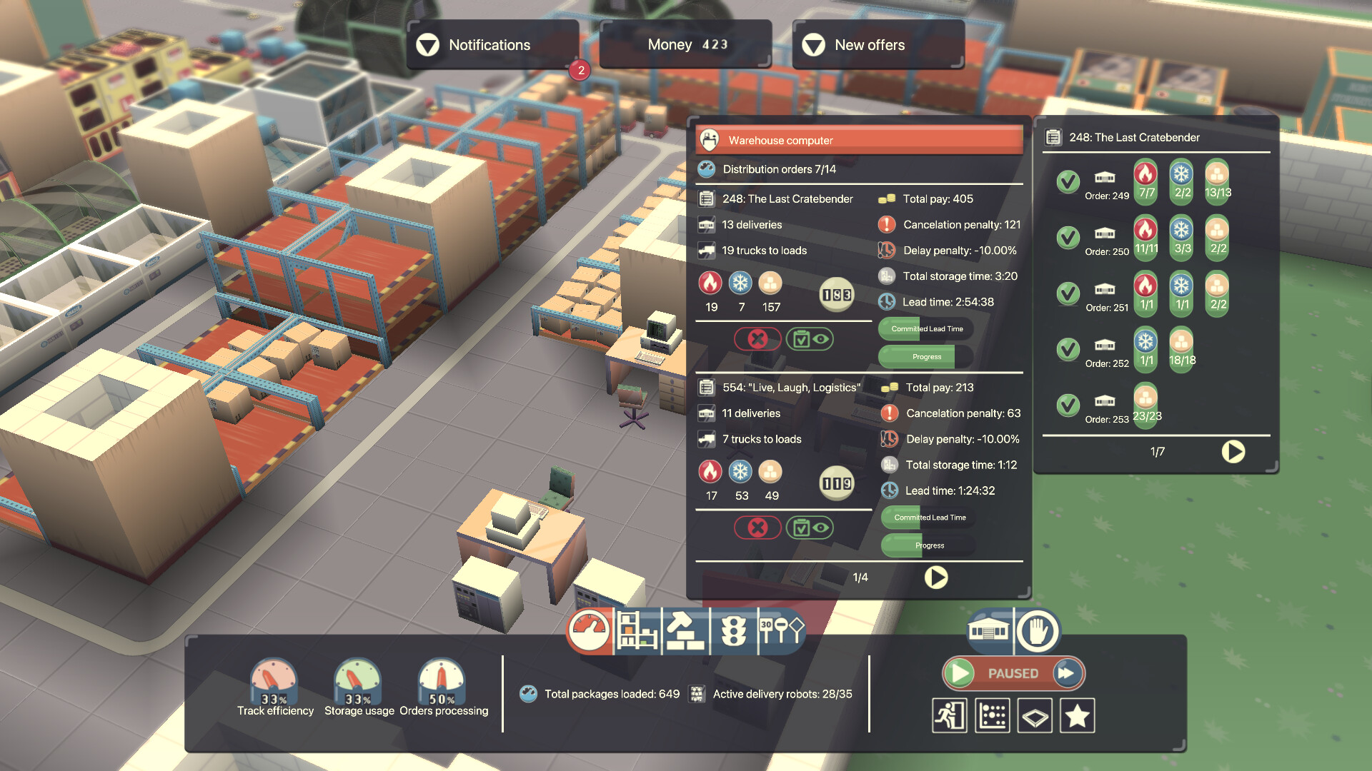 Warehouse Bots screenshot 2