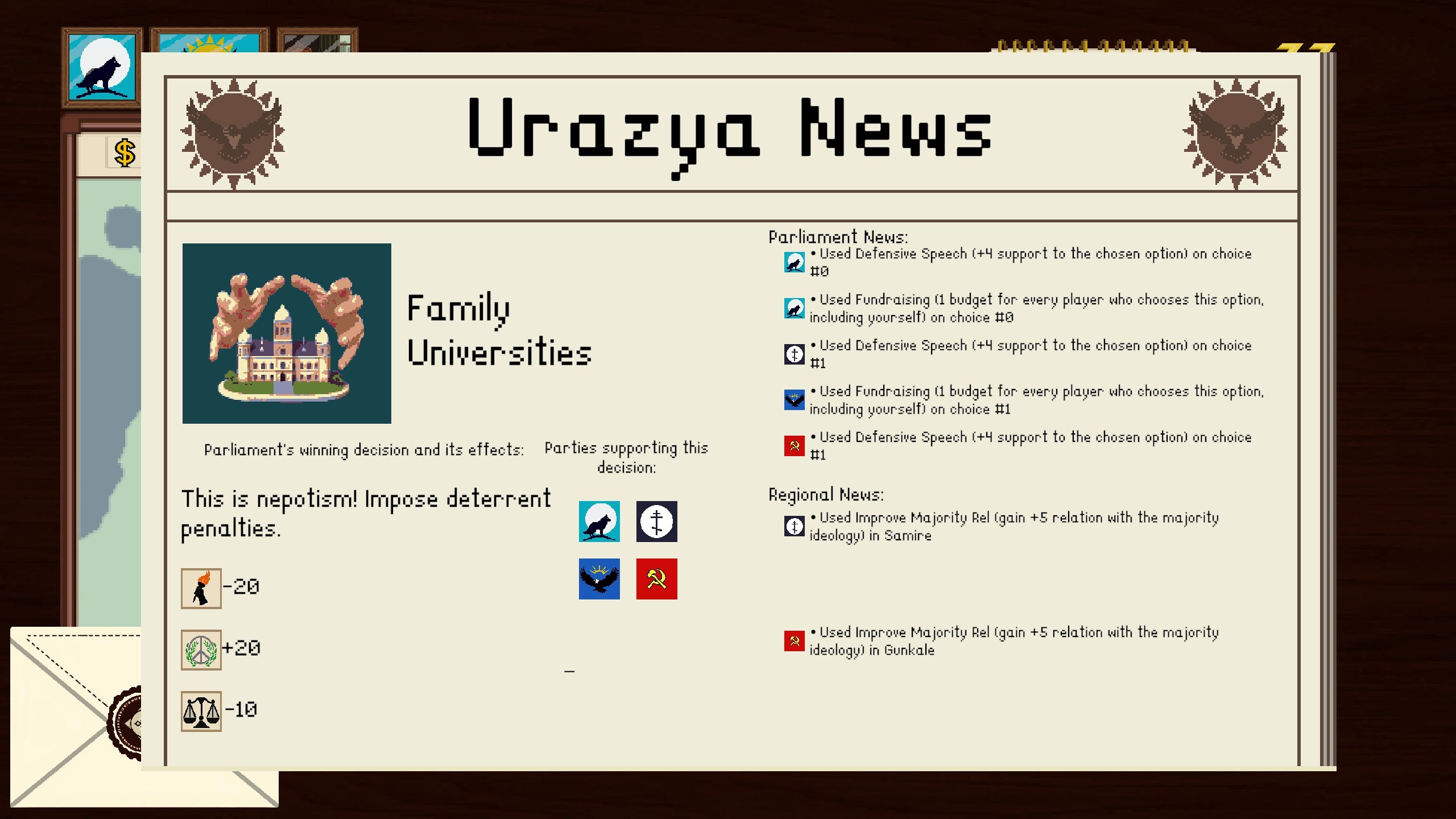 Statecraft: Corrupted Democracy screenshot 10