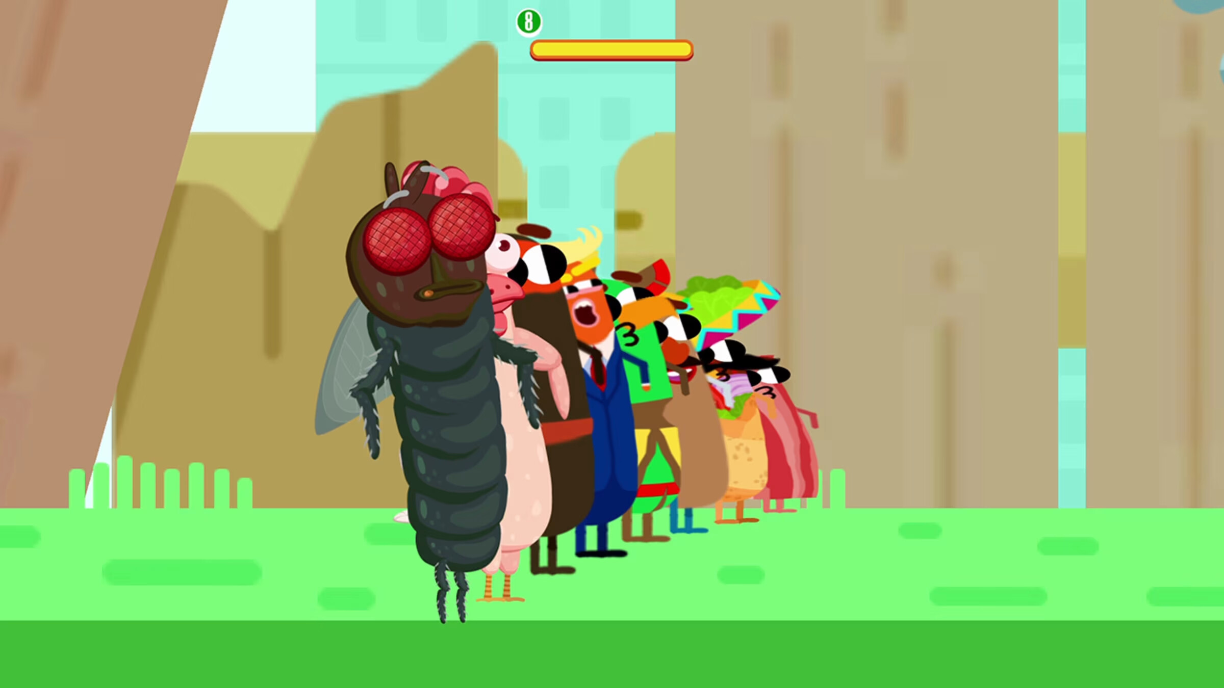 Run Sausage Run: Coins, Bugs and Chicken screenshot 6