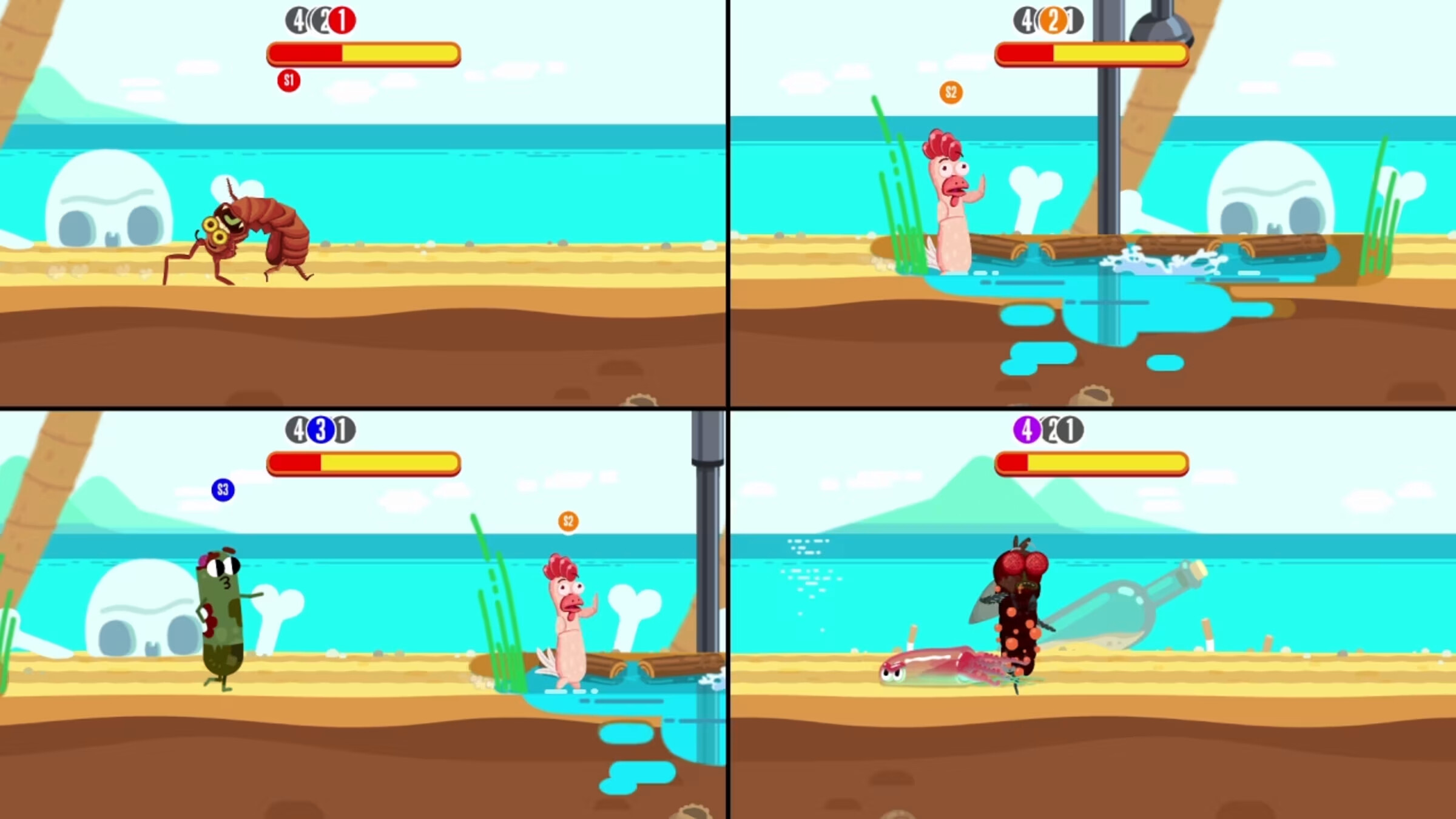 Run Sausage Run: Coins, Bugs and Chicken screenshot 2