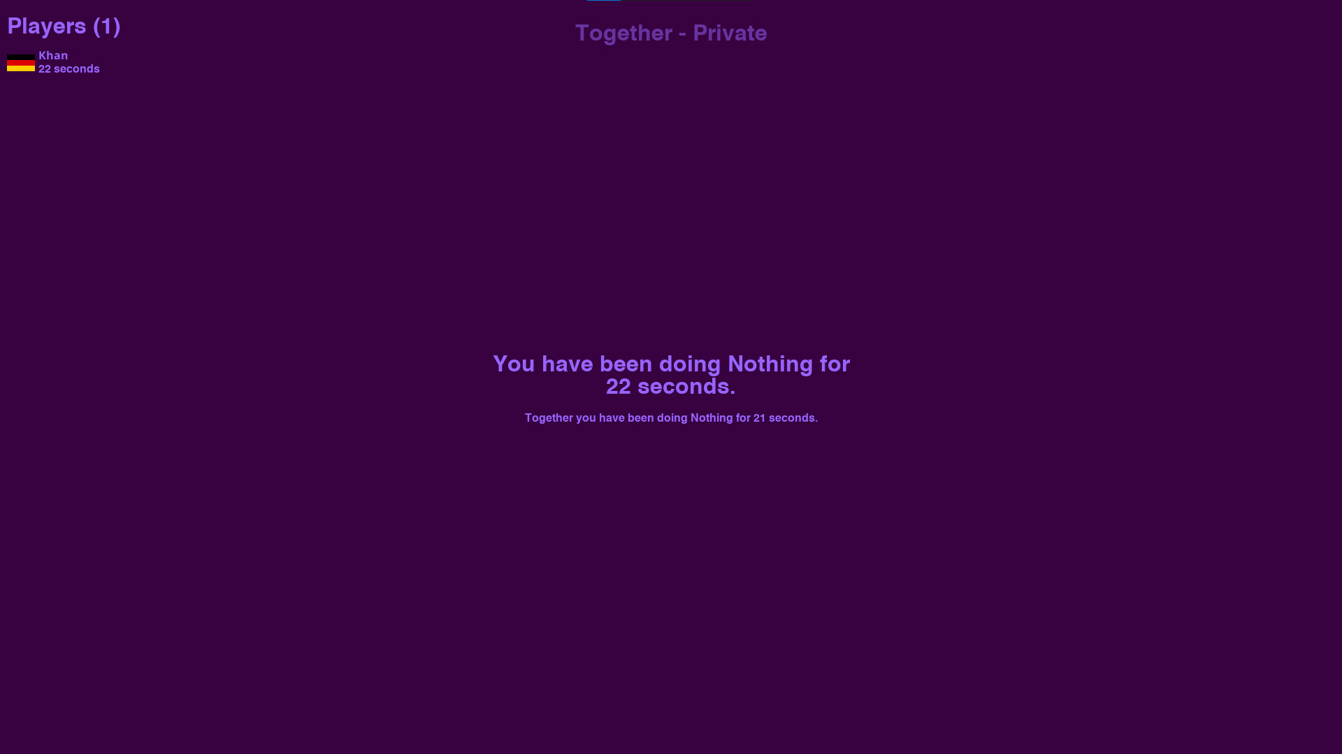 Nothing Together - Deep Purple Theme screenshot 2