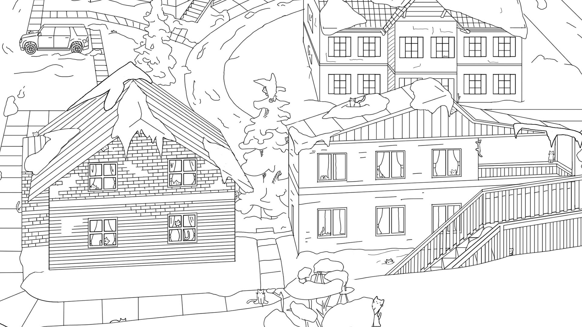 Hidden Winter Cats - Bonus Level screenshot 4