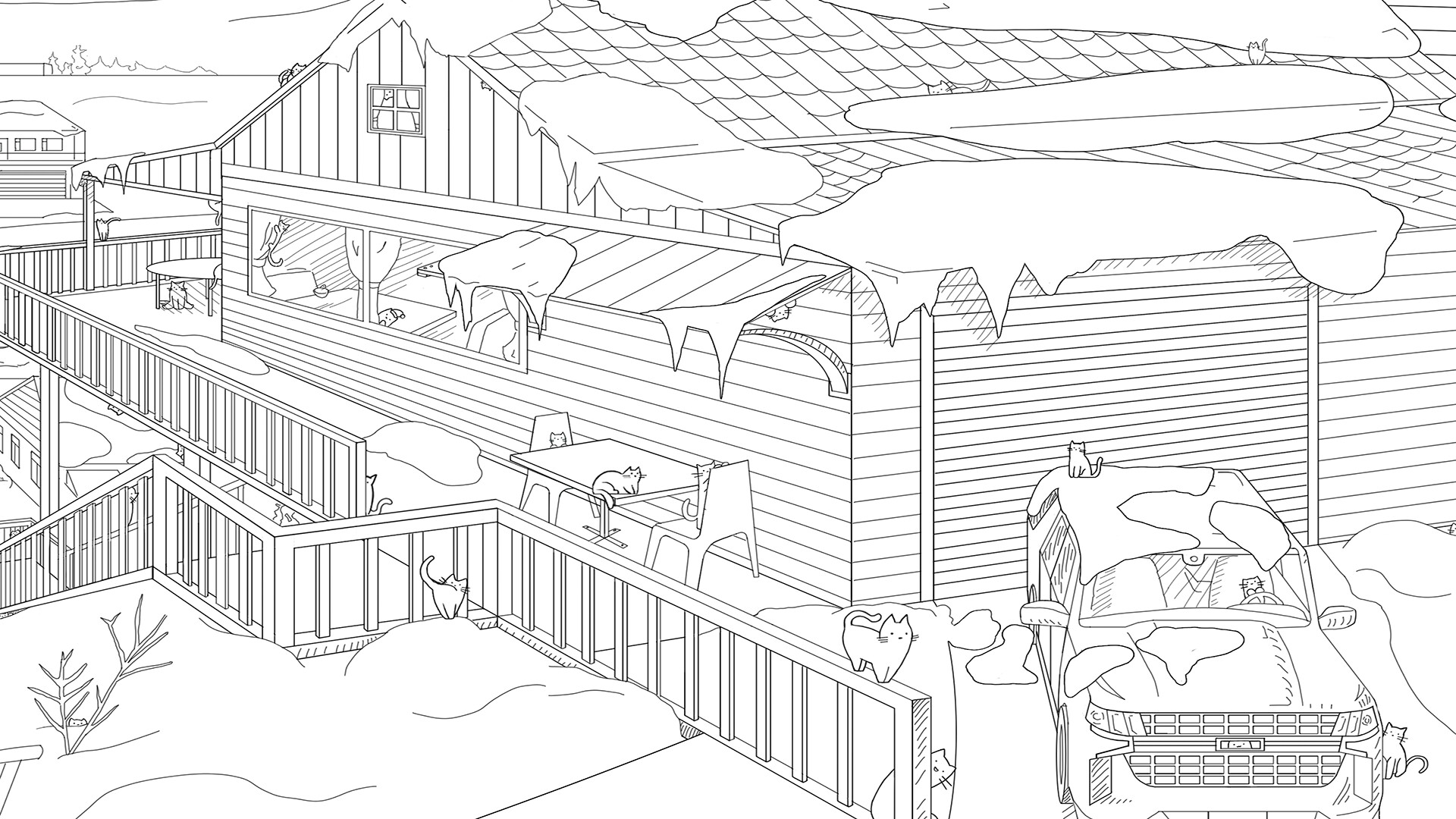 Hidden Winter Cats - Bonus Level screenshot 1