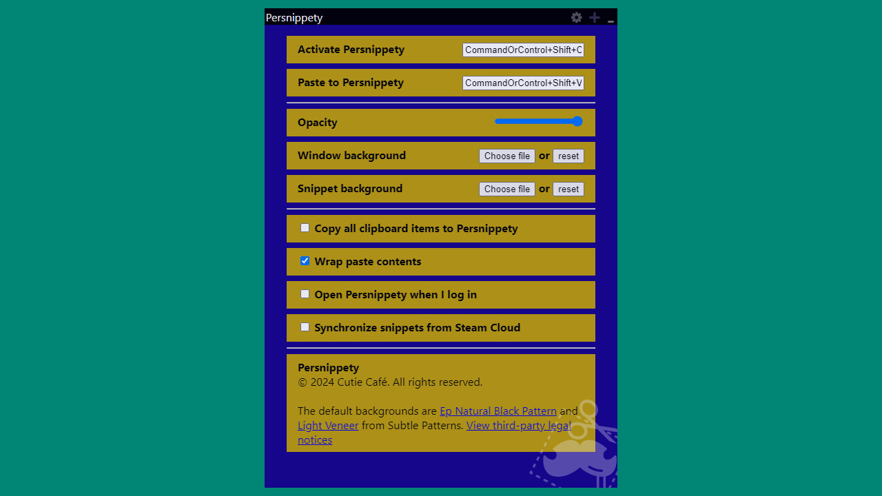 Persnippety screenshot 4