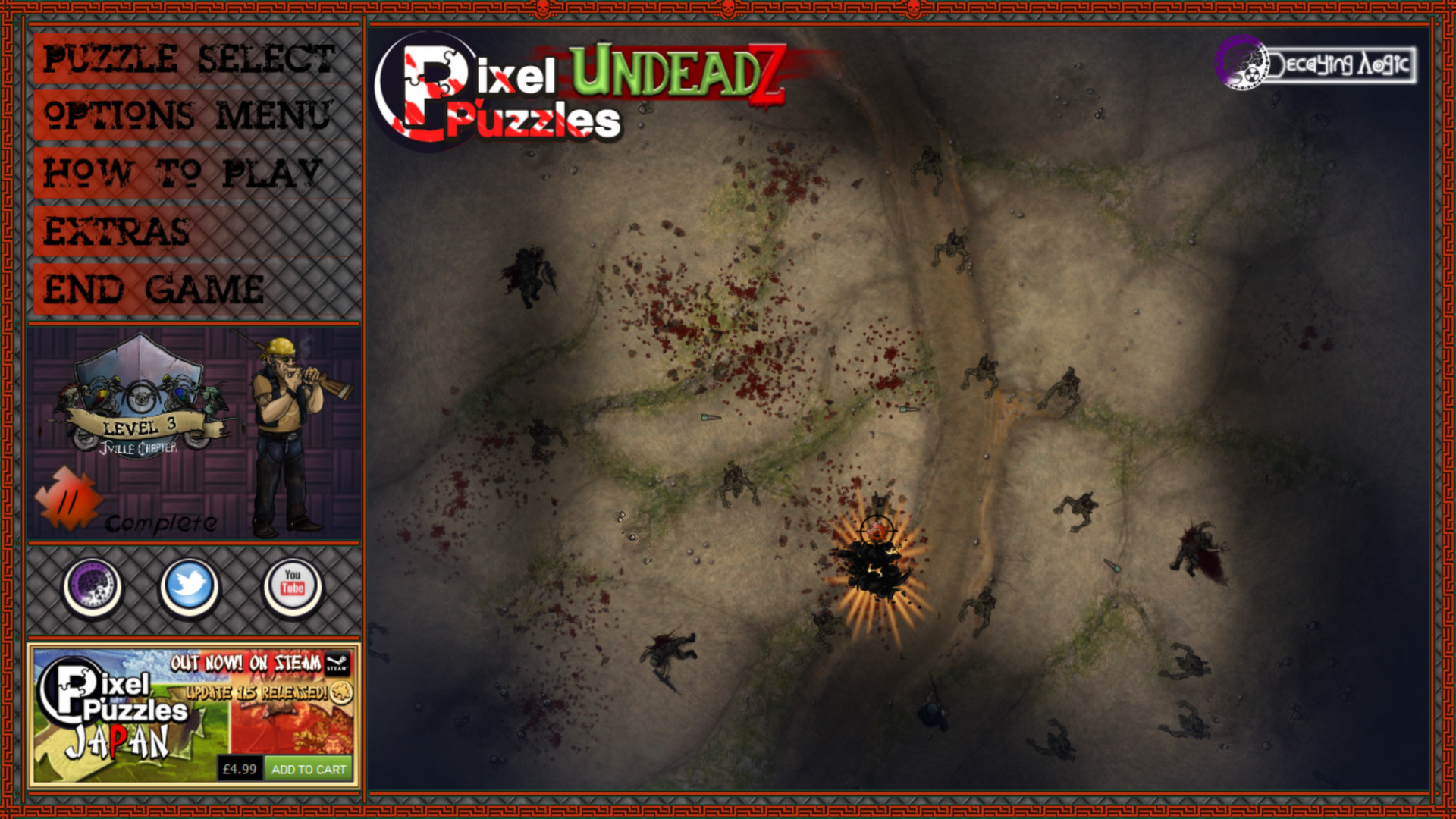 Pixel Puzzles: UndeadZ screenshot 6