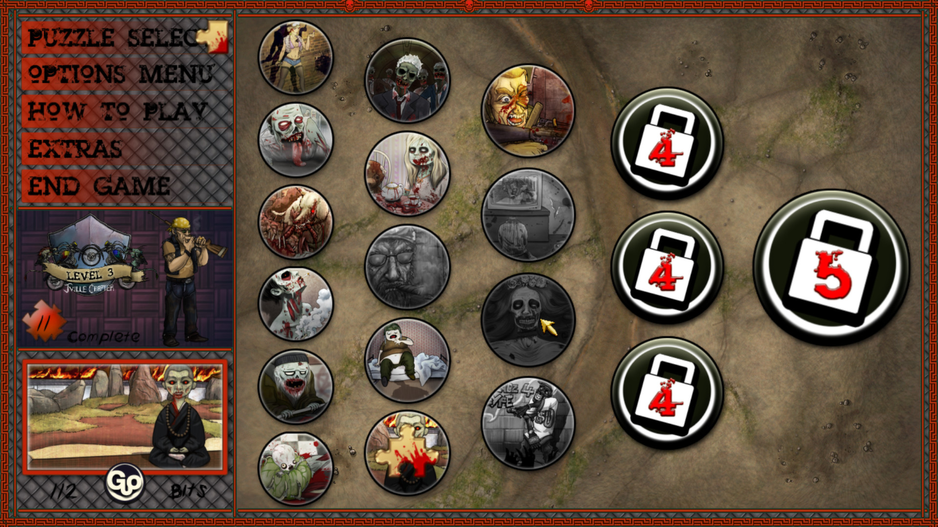 Pixel Puzzles: UndeadZ screenshot 3