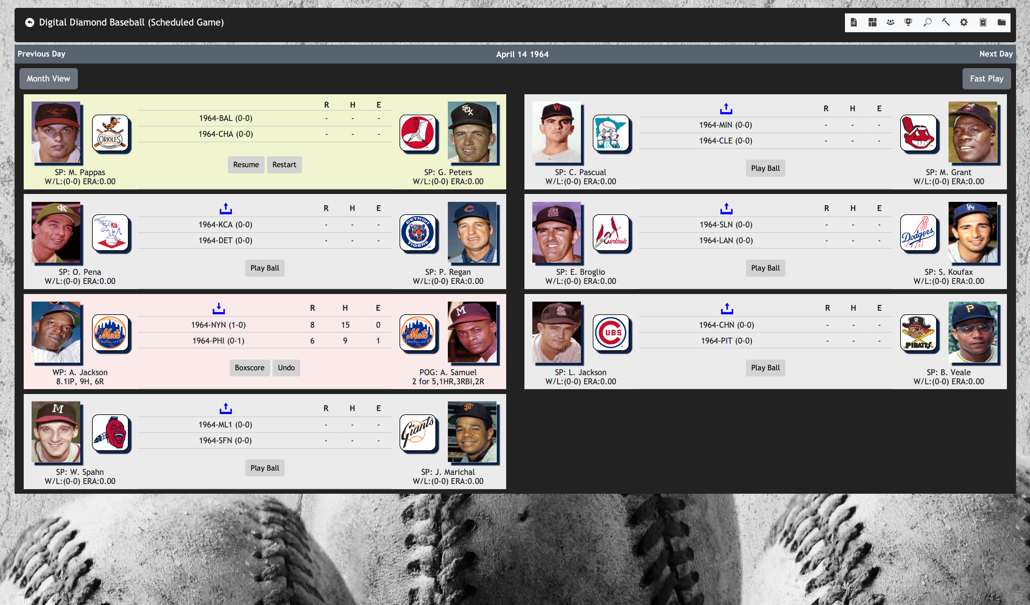 Digital Diamond Baseball V12 screenshot 2