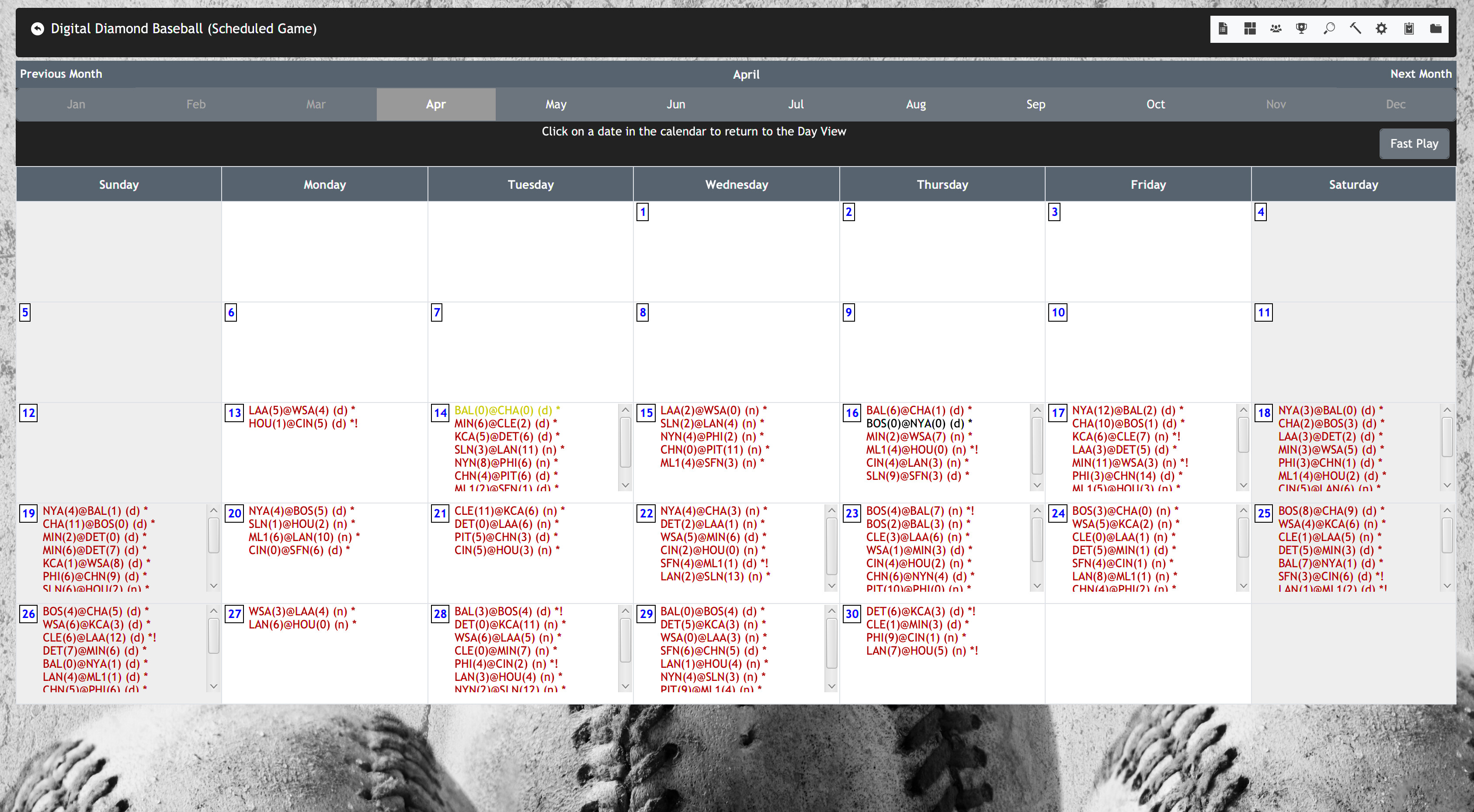 Digital Diamond Baseball V12 screenshot 5