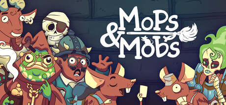 Mops & Mobs: A Sweeping Dungeon Adventure — Steam header