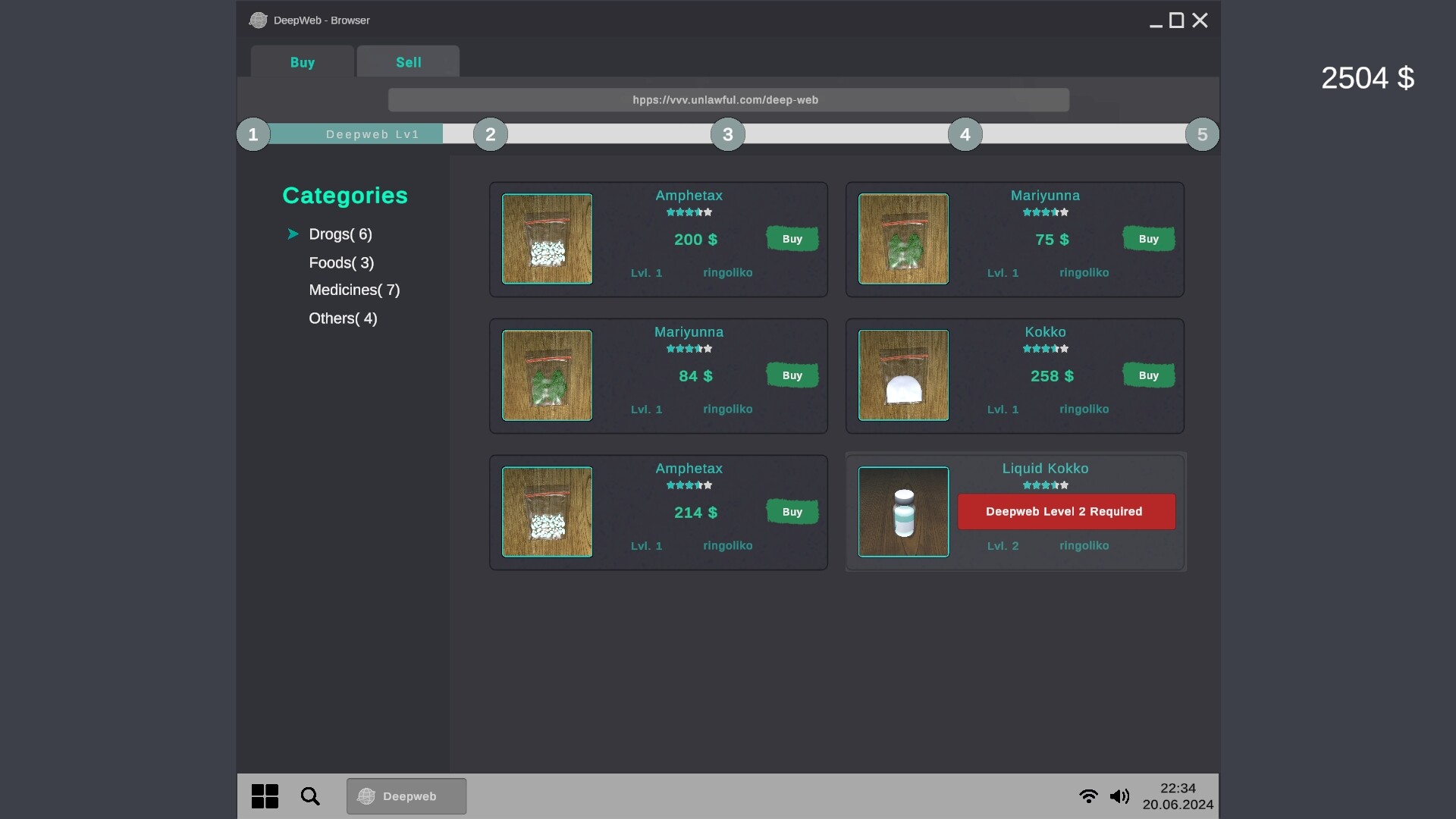 DeepWeb Simulator screenshot 6
