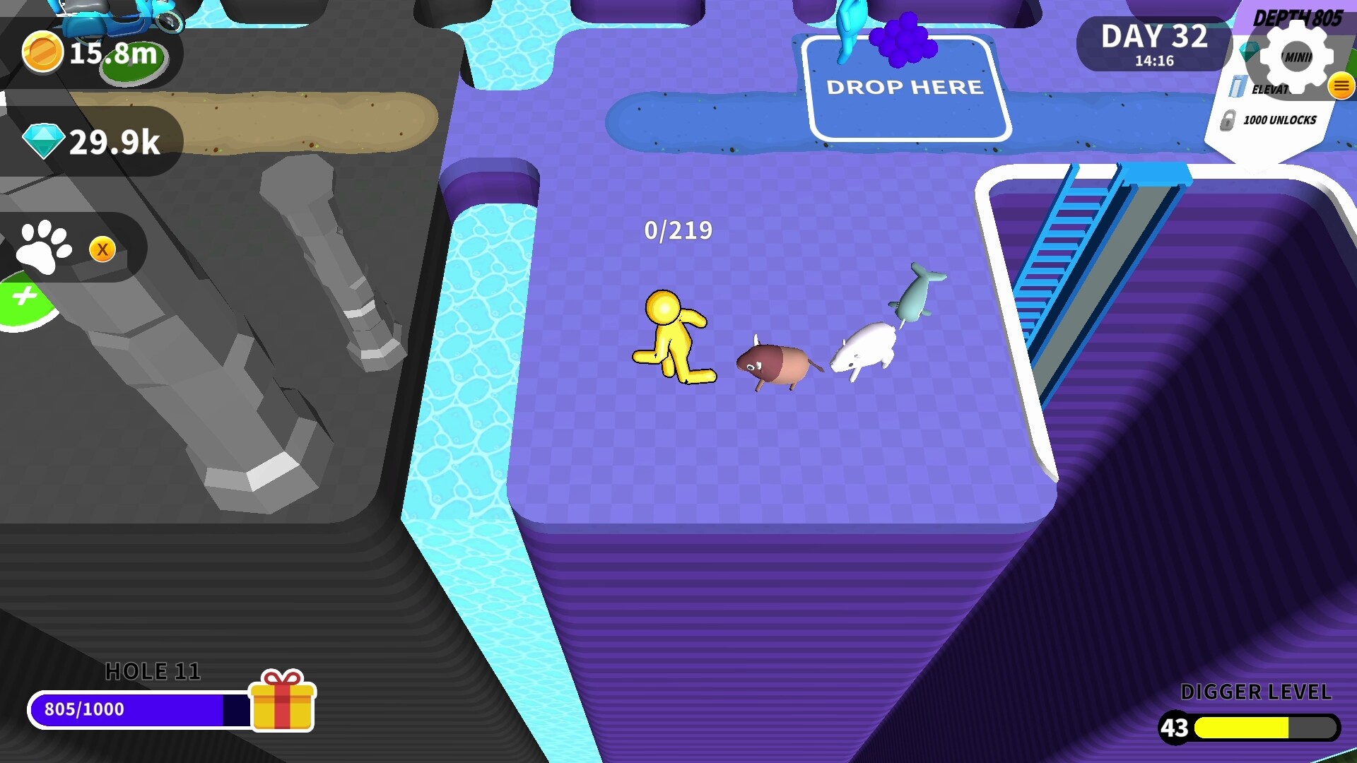 Dig Deep: Chunky Pets screenshot 3