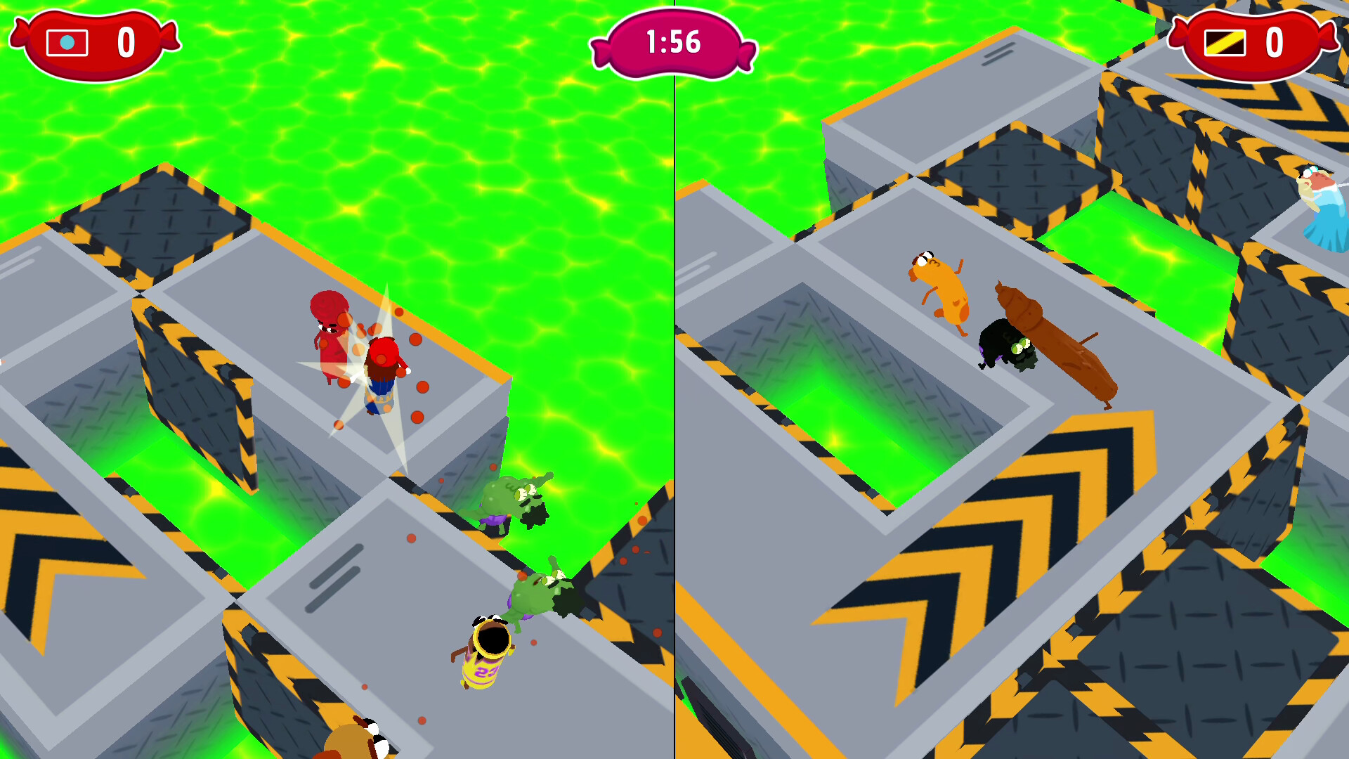 Sausage Wars: Trapdoor Hell screenshot 2