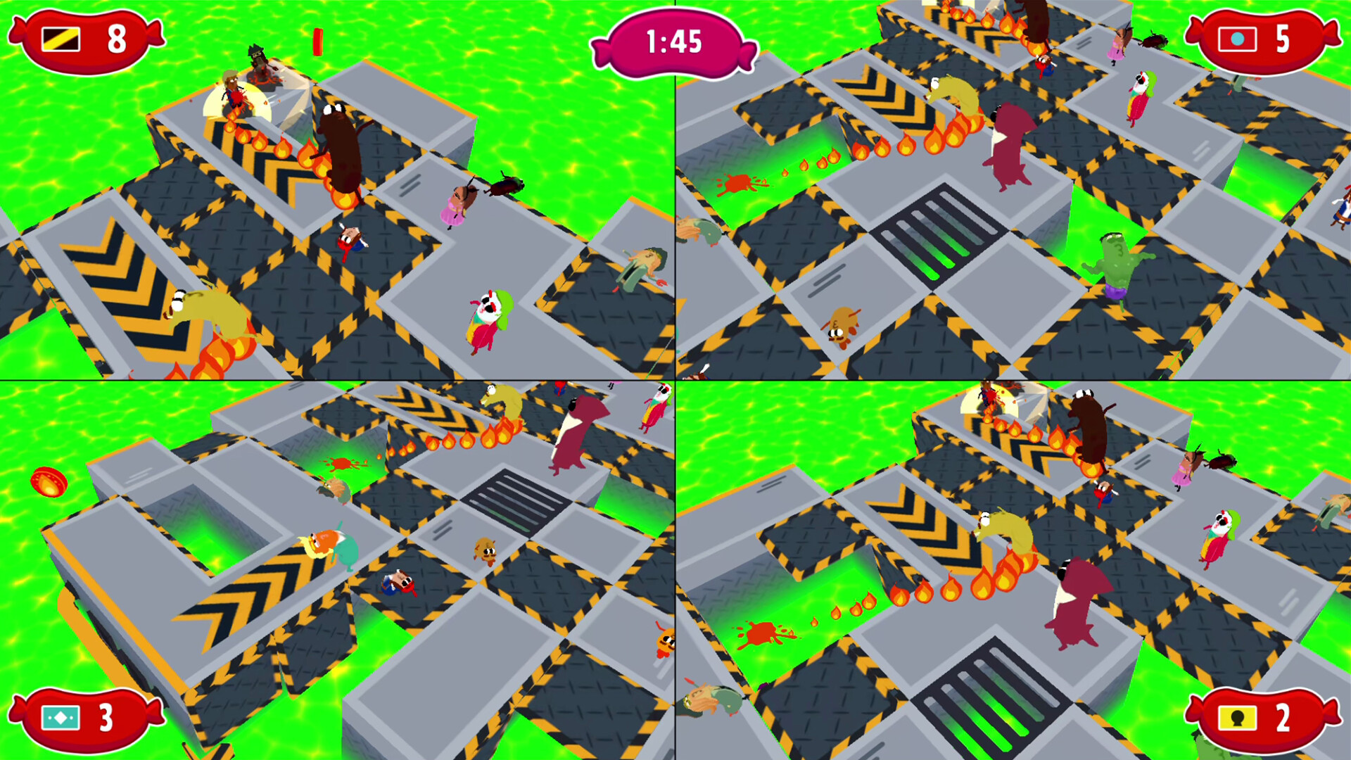 Sausage Wars: Trapdoor Hell screenshot 3