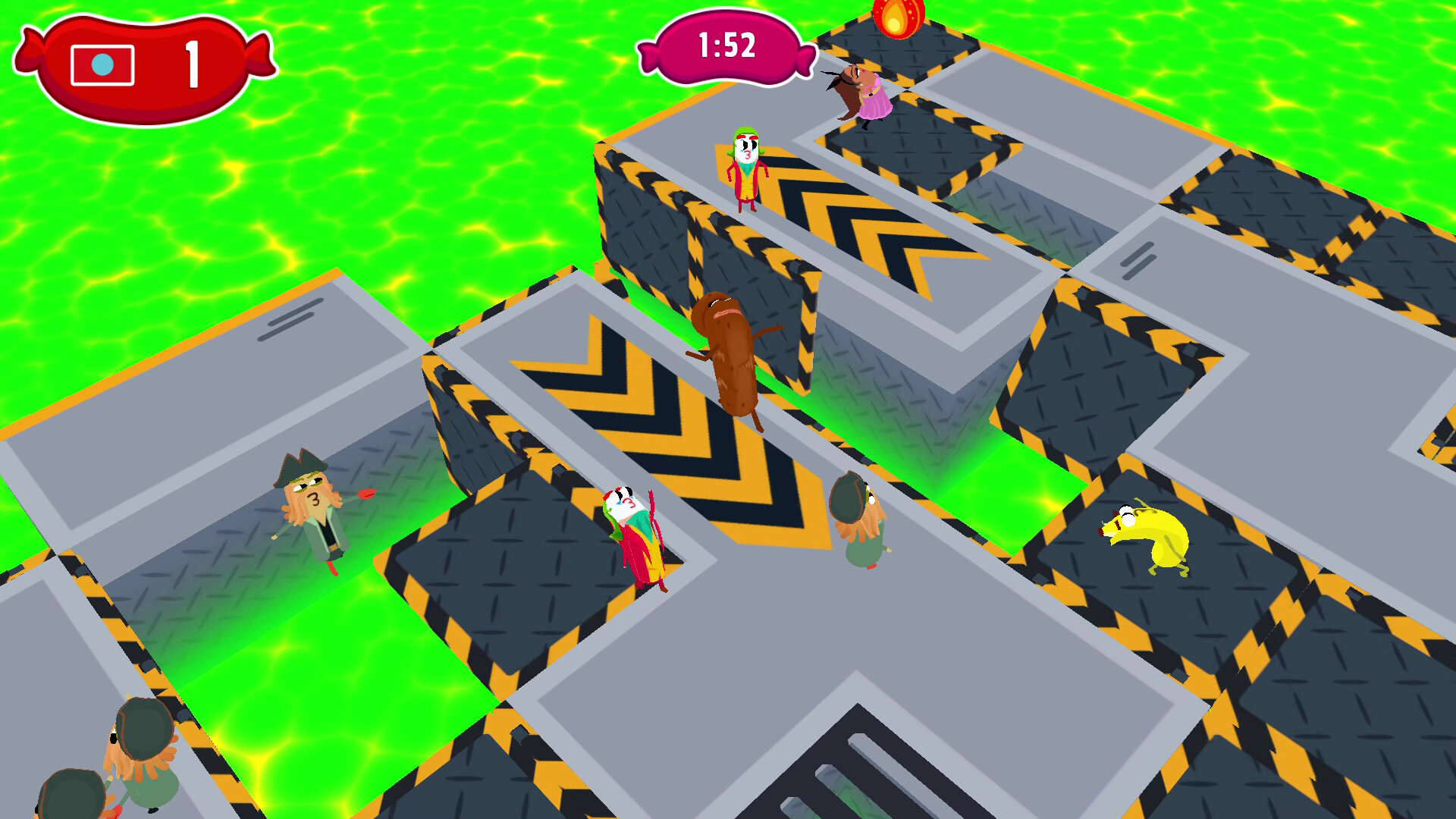 Sausage Wars: Trapdoor Hell screenshot 4