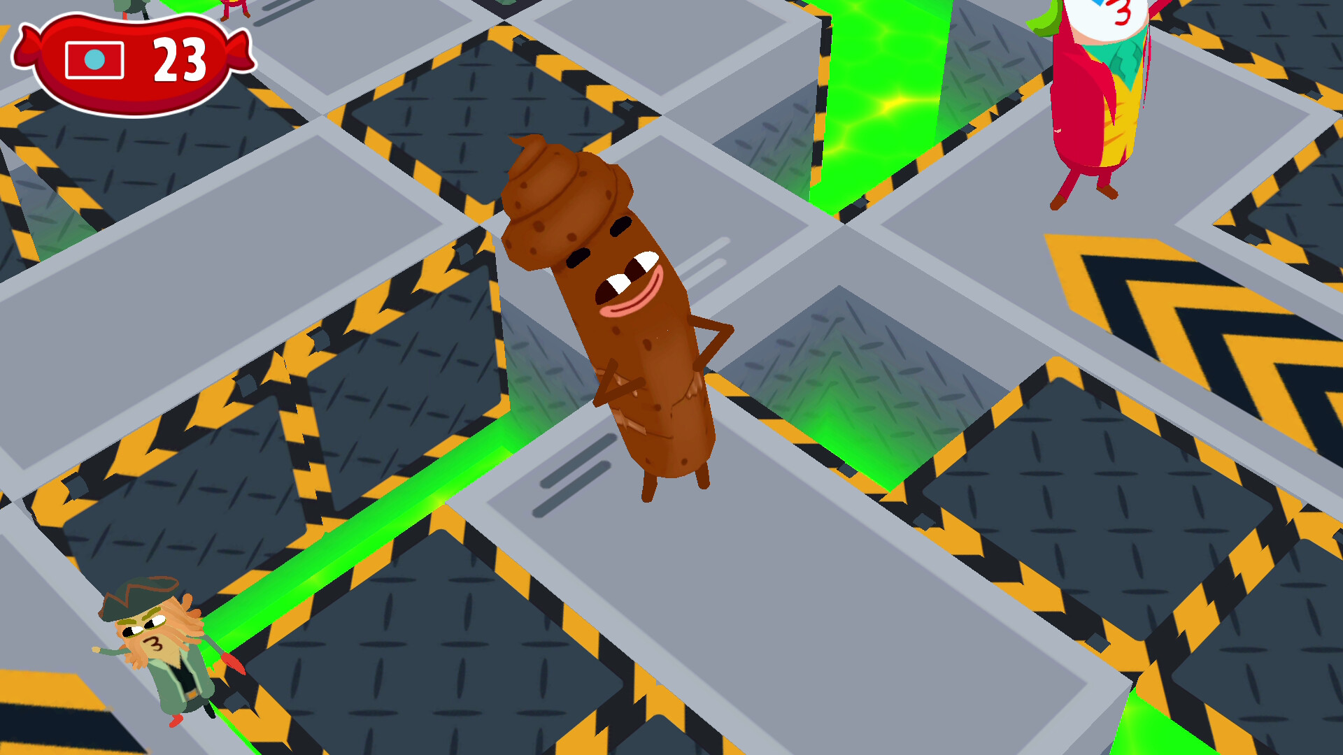 Sausage Wars: Trapdoor Hell screenshot 1