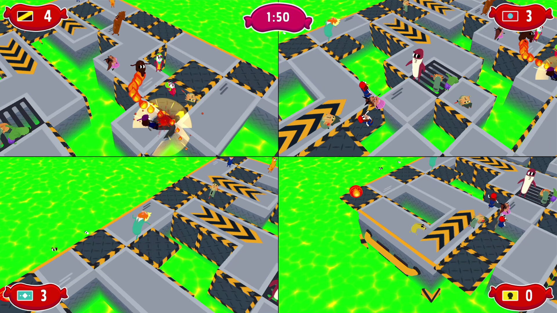 Sausage Wars: Trapdoor Hell screenshot 5