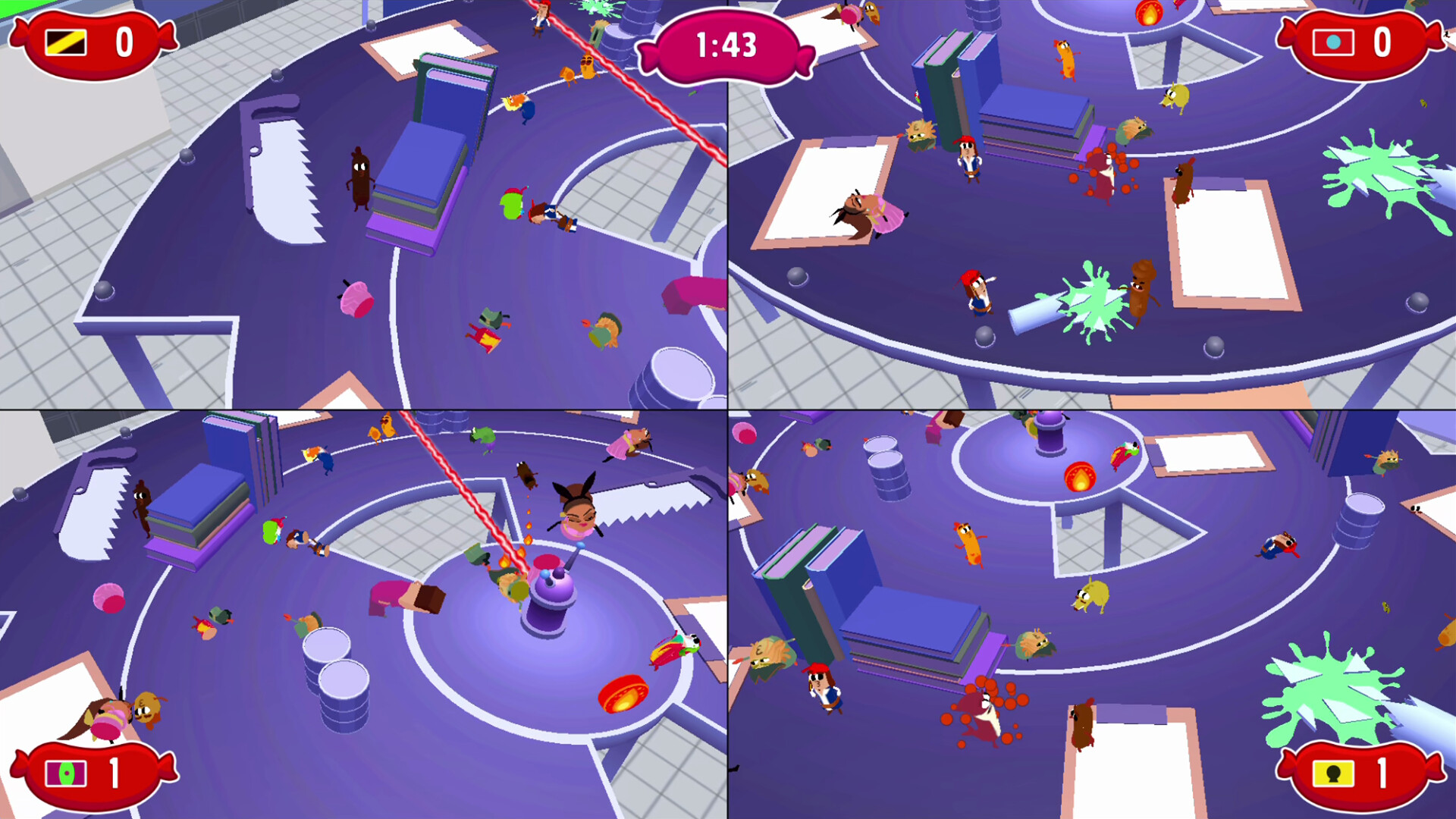 Sausage Wars: Laser Massacre screenshot 5