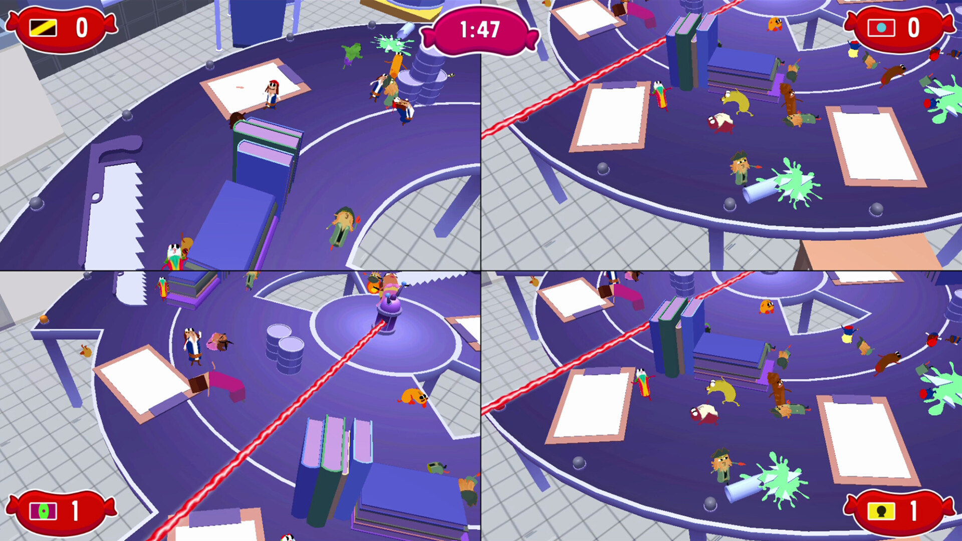Sausage Wars: Laser Massacre screenshot 3