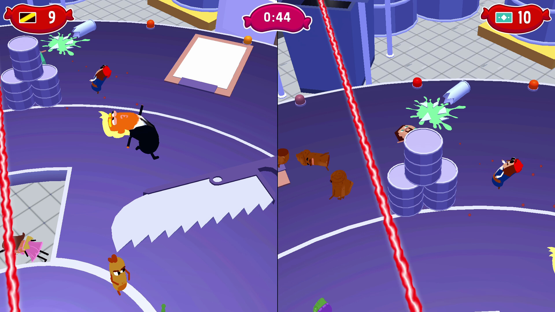 Sausage Wars: Laser Massacre screenshot 2