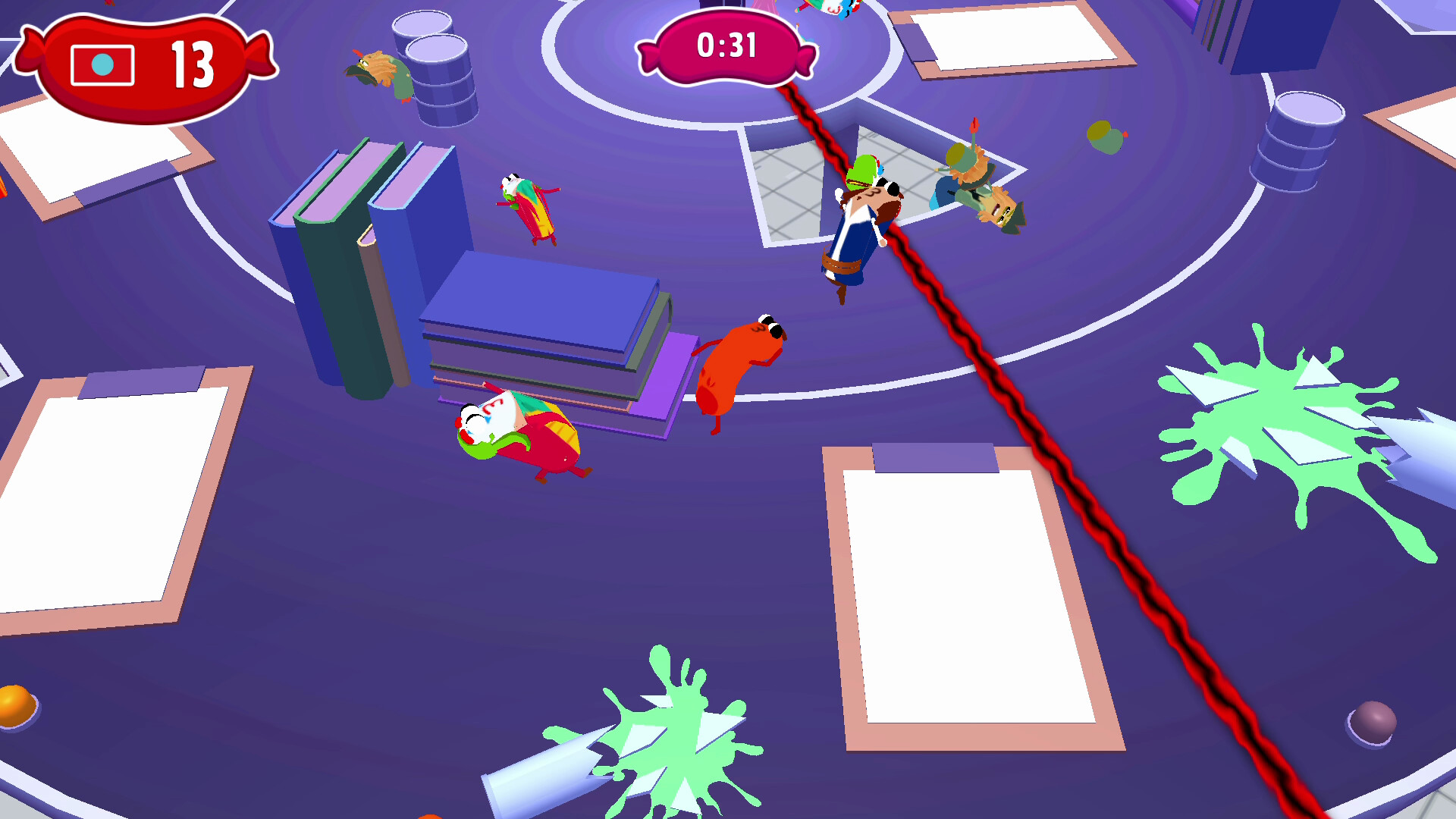 Sausage Wars: Laser Massacre screenshot 4