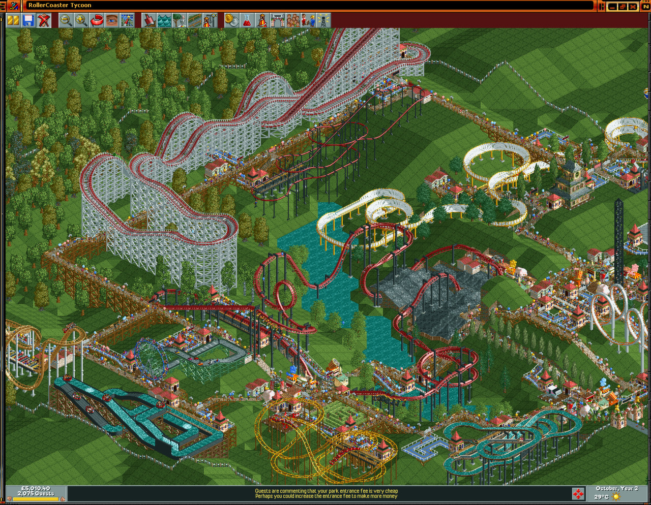 RollerCoaster Tycoon: Deluxe screenshot 5
