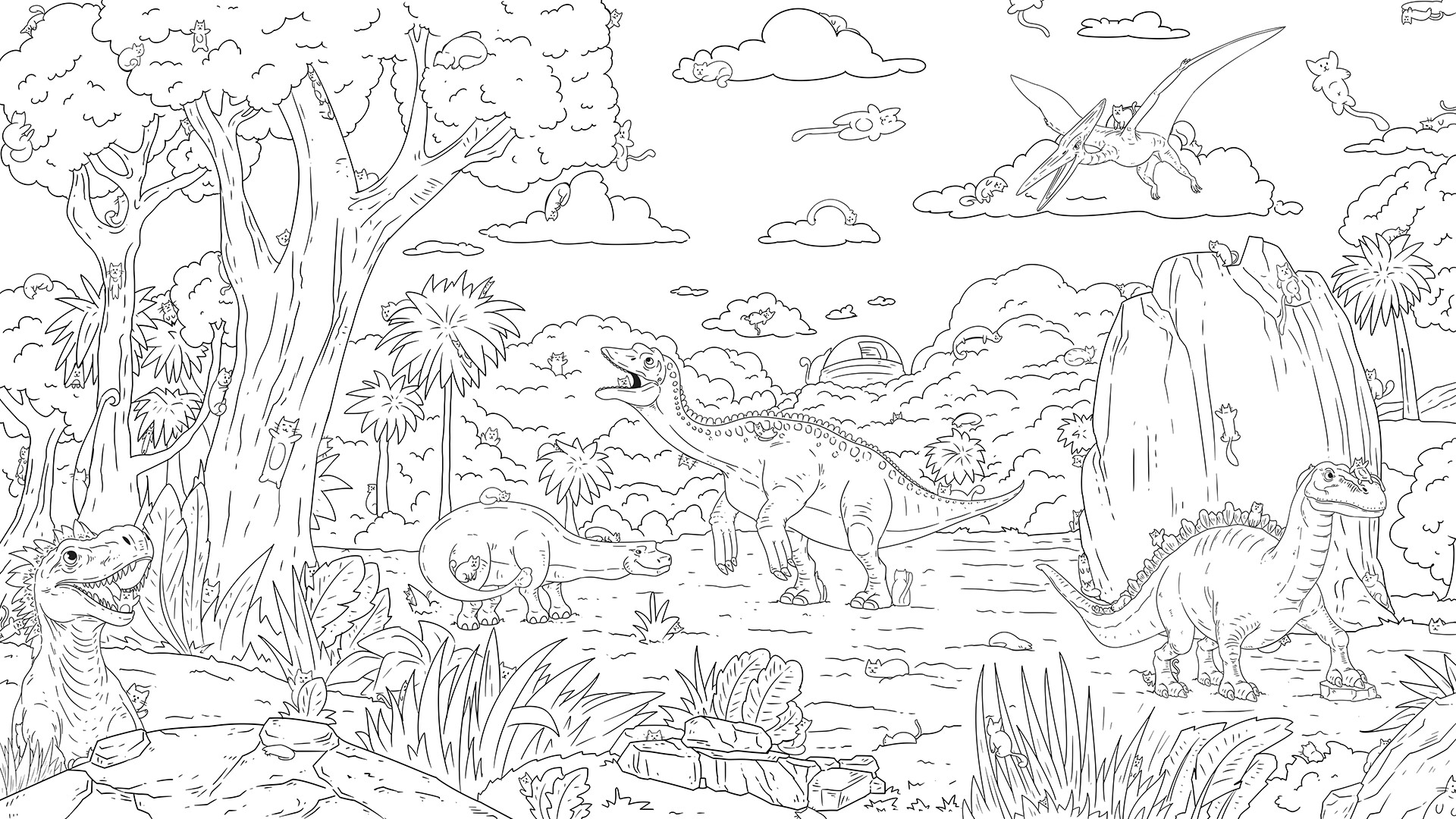 Hidden Dino Cats - Artbook screenshot 6