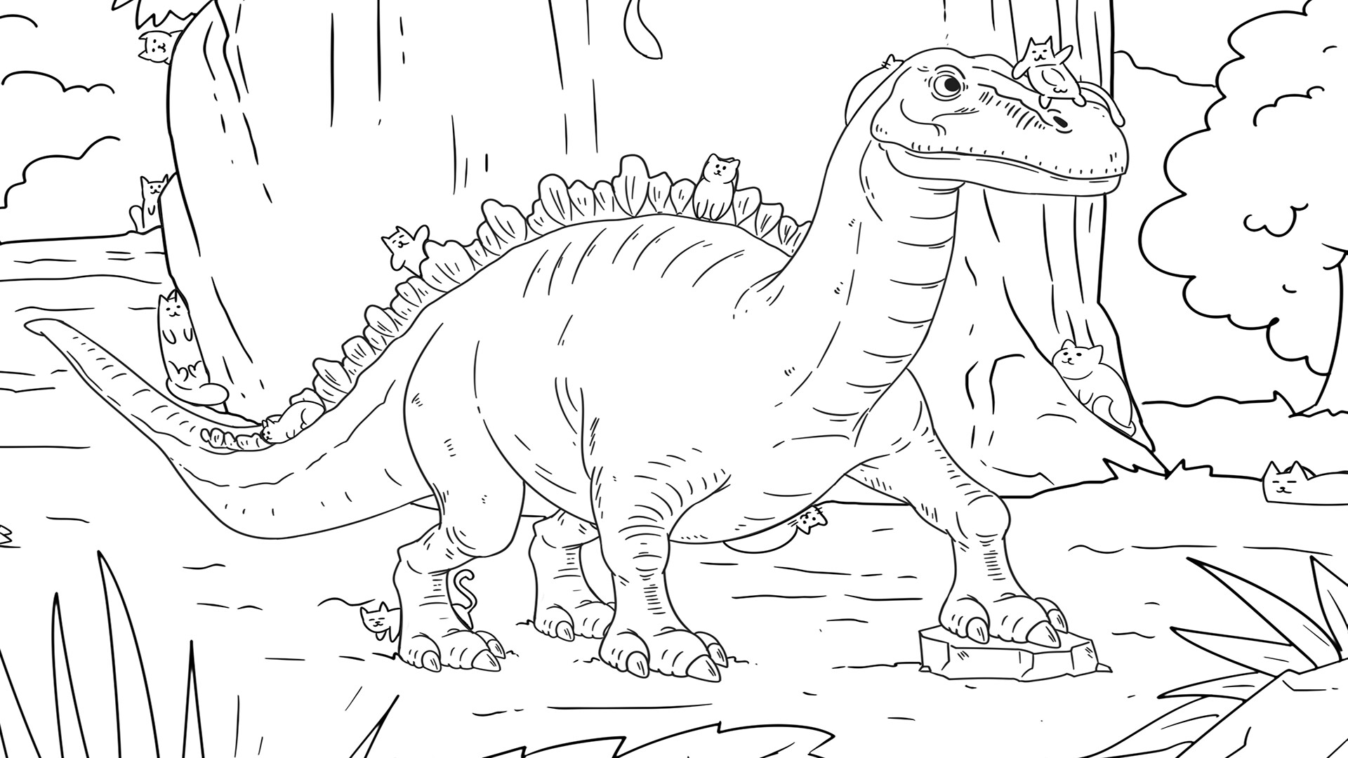 Hidden Dino Cats - Artbook screenshot 3