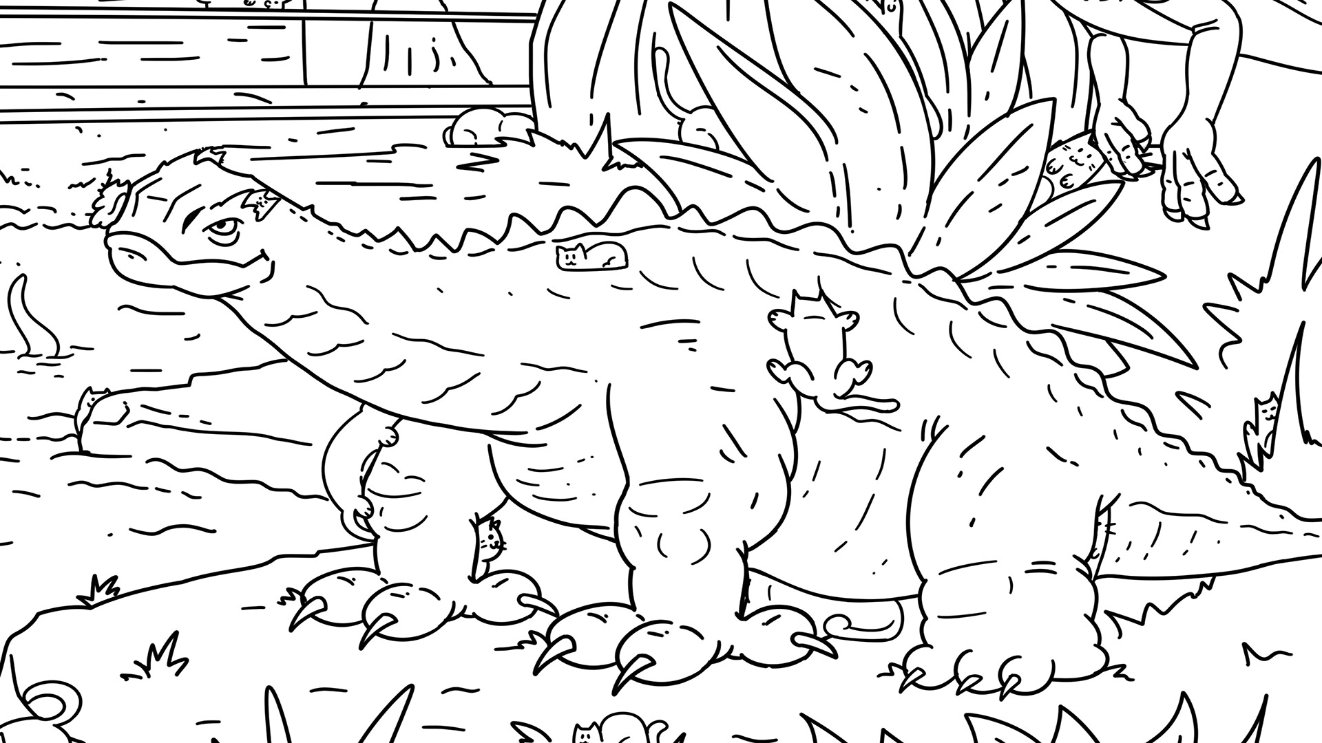 Hidden Dino Cats - Bonus Level screenshot 2