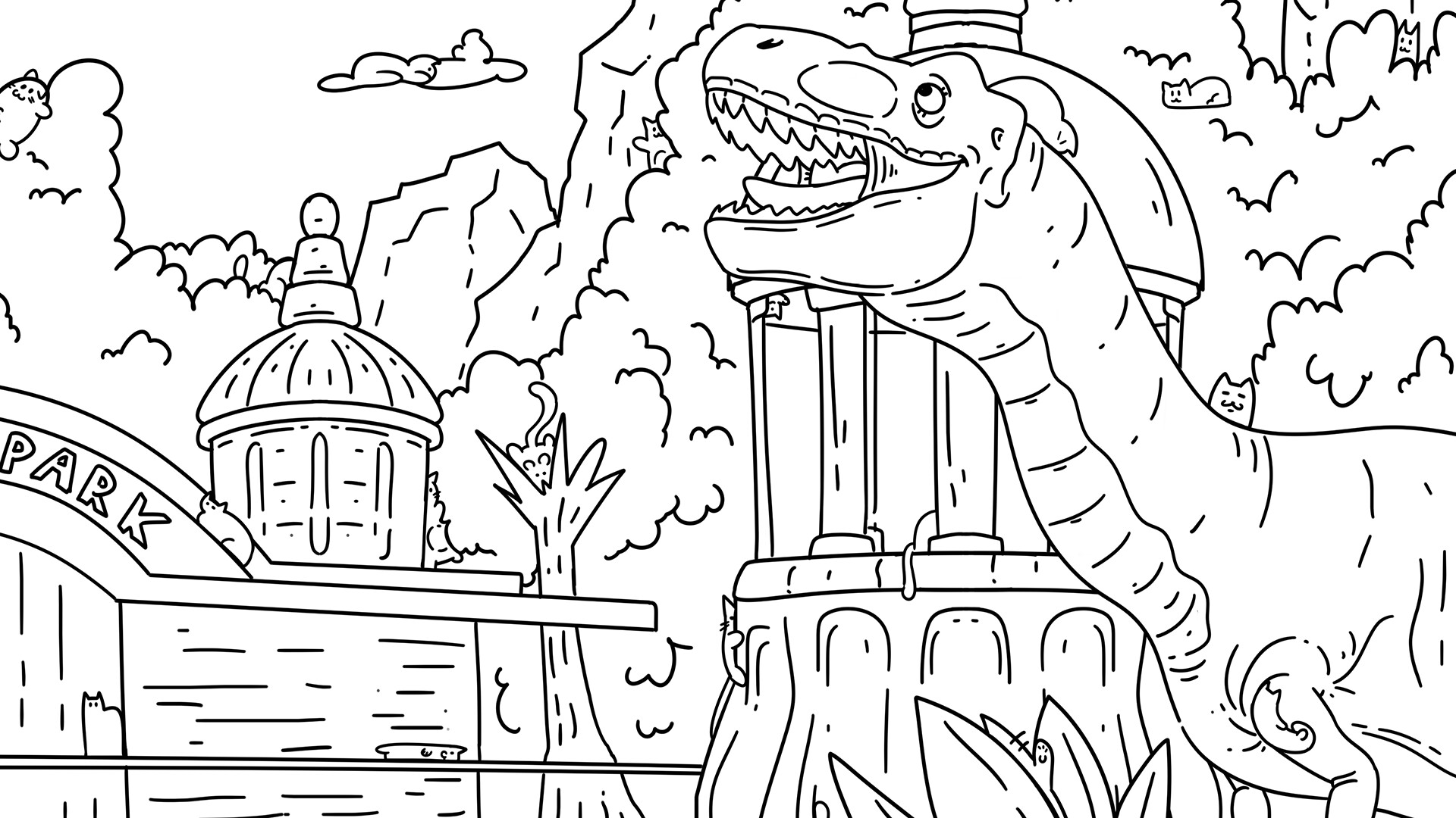 Hidden Dino Cats - Bonus Level screenshot 4