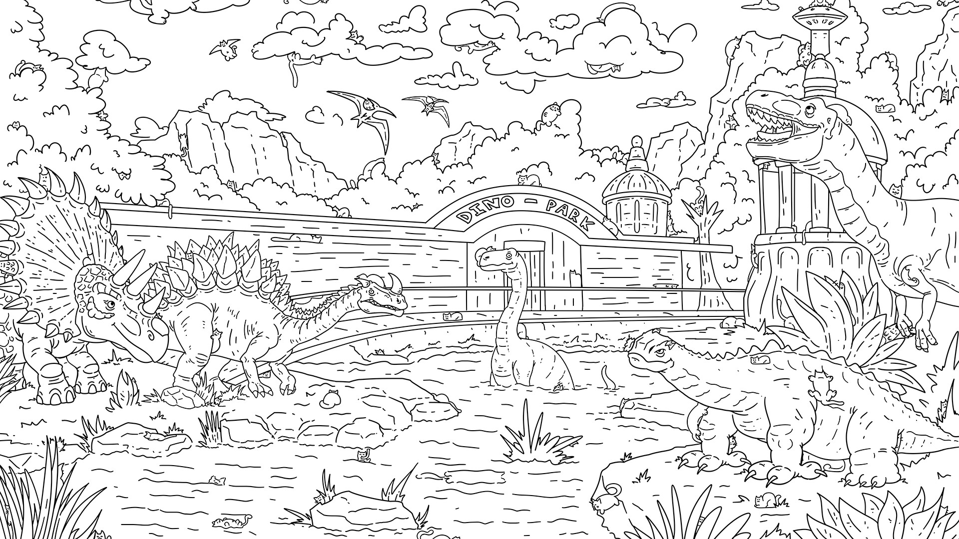 Hidden Dino Cats - Bonus Level screenshot 6