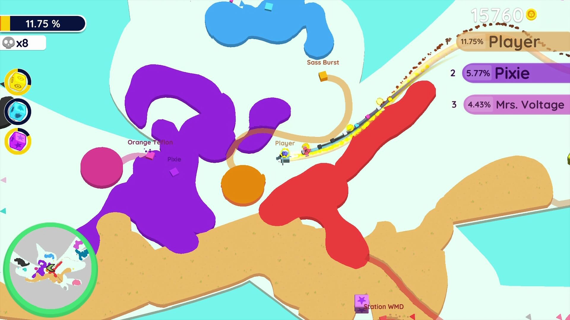 Paper io 2: Animals DLC screenshot 5