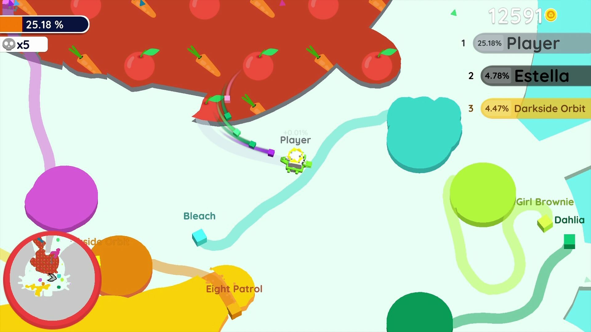 Paper io 2: Animals DLC screenshot 6