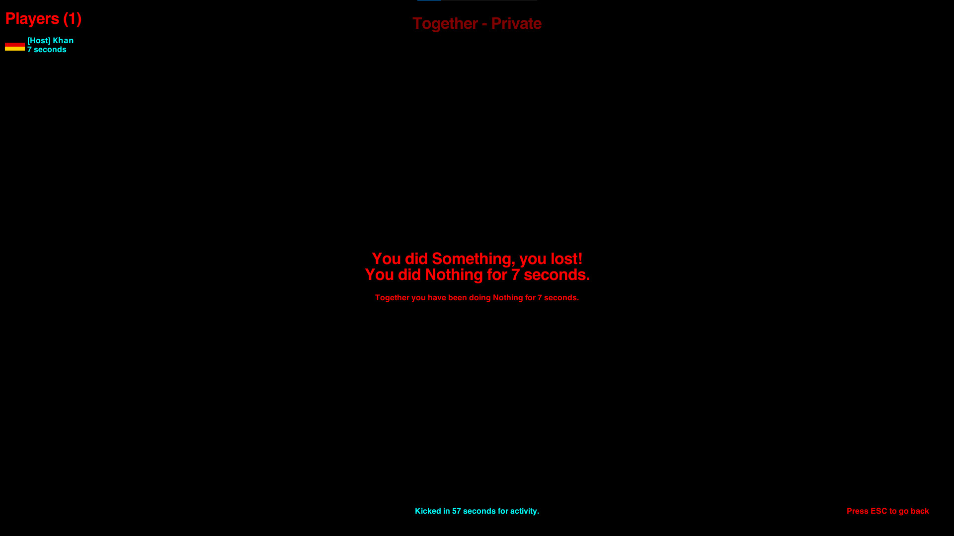 Nothing Together - Dark Fire Theme screenshot 2