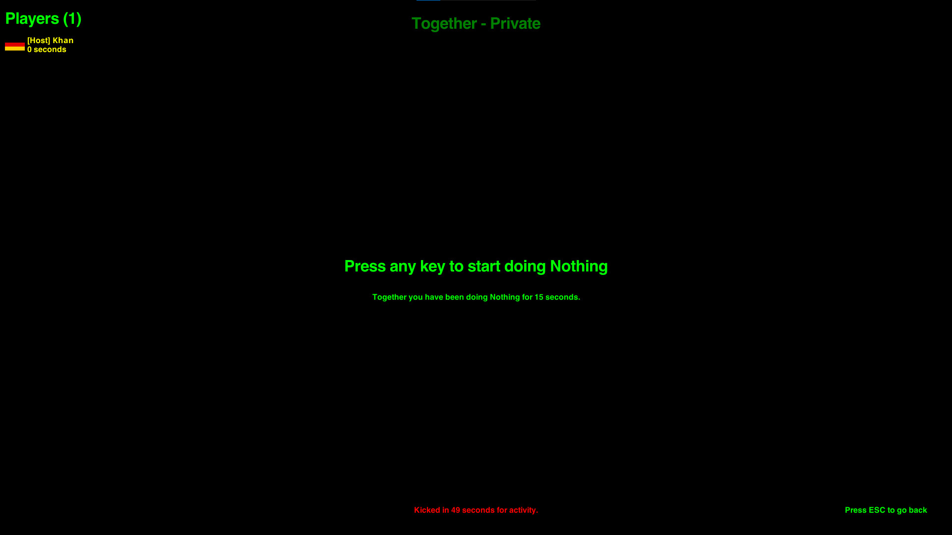 Nothing Together - Retro Console Theme screenshot 2