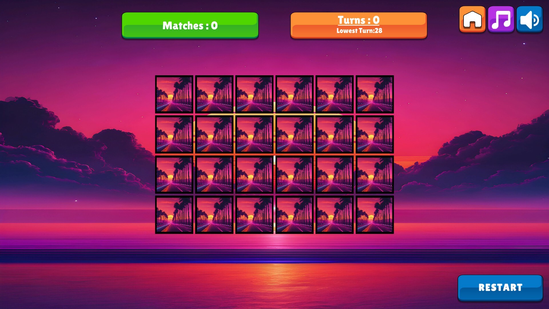 OG Memory: Synthwave Boats screenshot 6