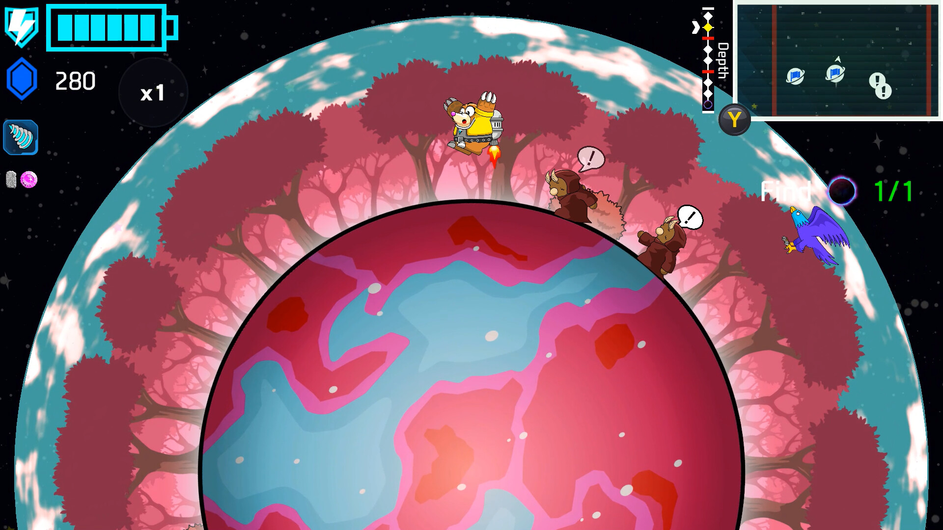 AstroMole screenshot 2