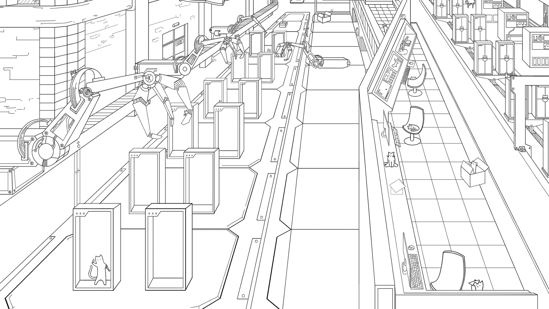 Hidden Robo Cats - Bonus Level screenshot 2