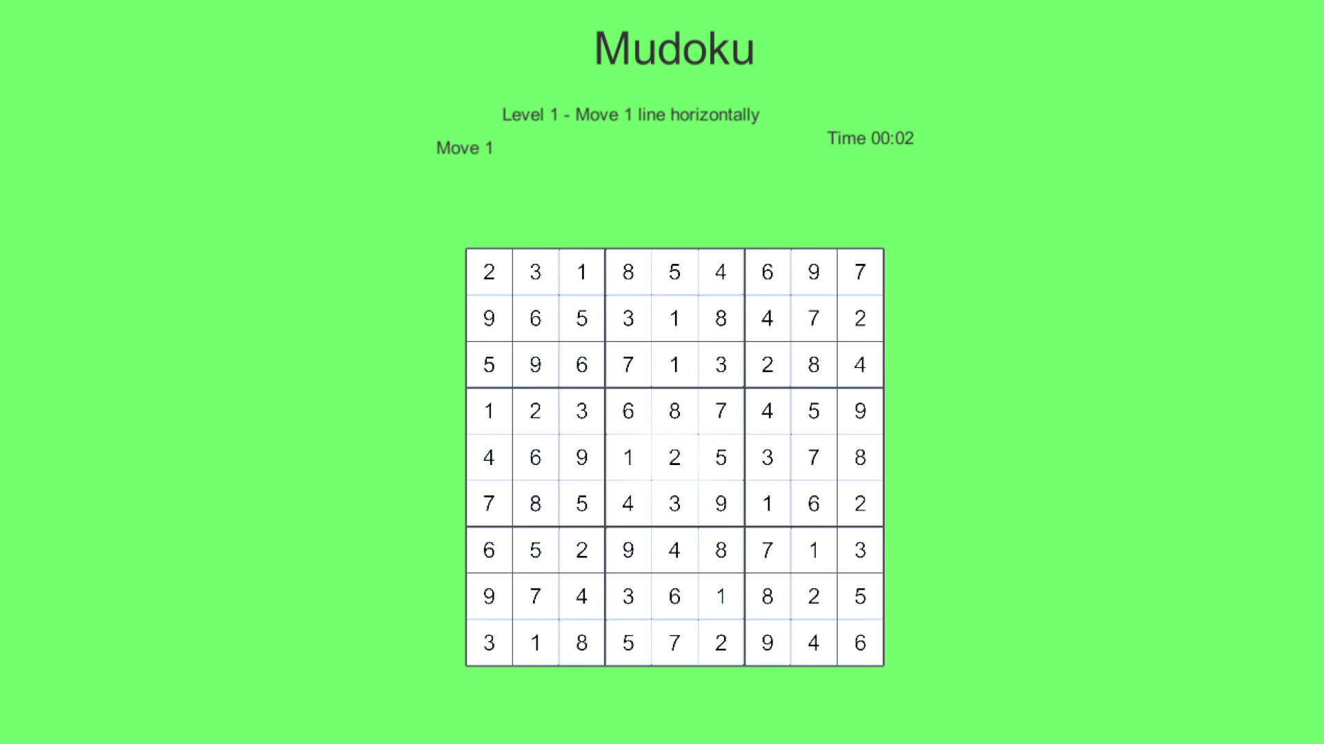 Mudoku - next Sudoku screenshot 3