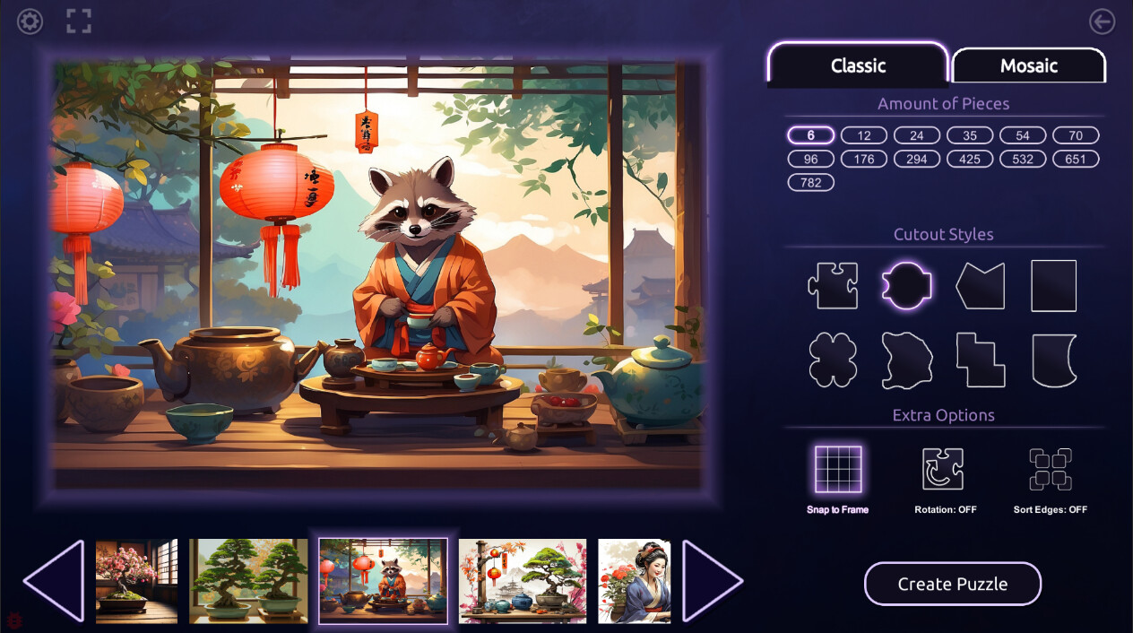 Master of Pieces © Jigsaw Puzzle DLC - Bonsai screenshot 1