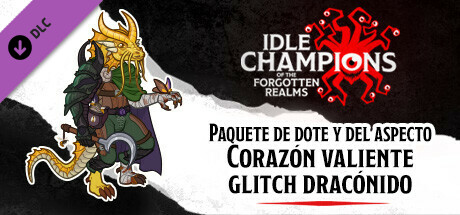 Paquete de dote y del aspecto Corazón valiente glitch dracónido