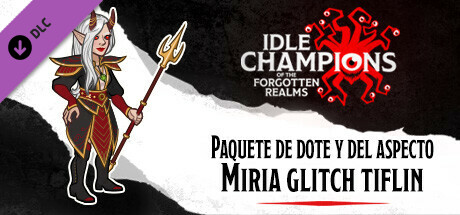 Paquete de dote y del aspecto Miria glitch tiflin