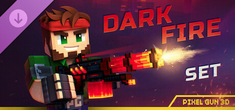 Pixel Gun 3D - Dark Fire Set