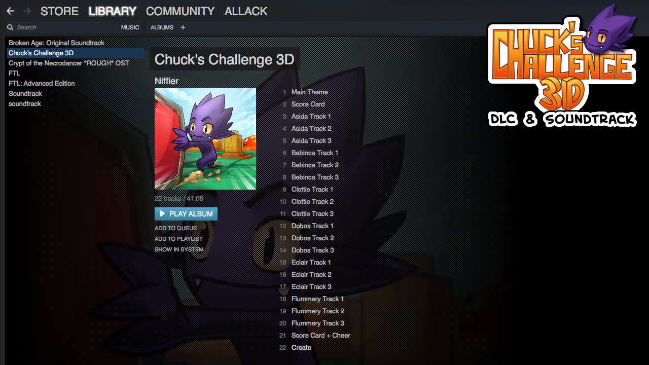 Chuck's Challenge 3D: Soundtrack & DLC screenshot 3
