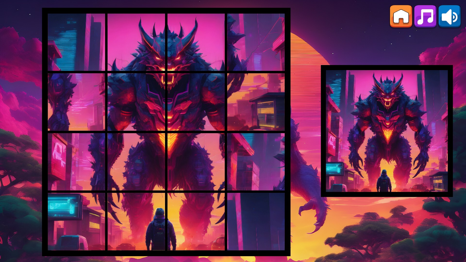 OG Puzzlers: Synthwave Monsters screenshot 7