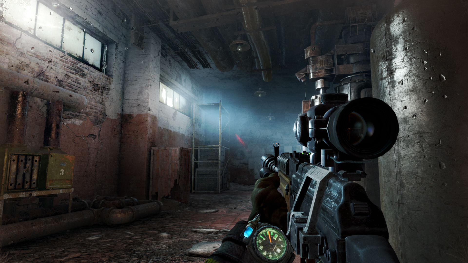 Metro Last Light Redux gameplay