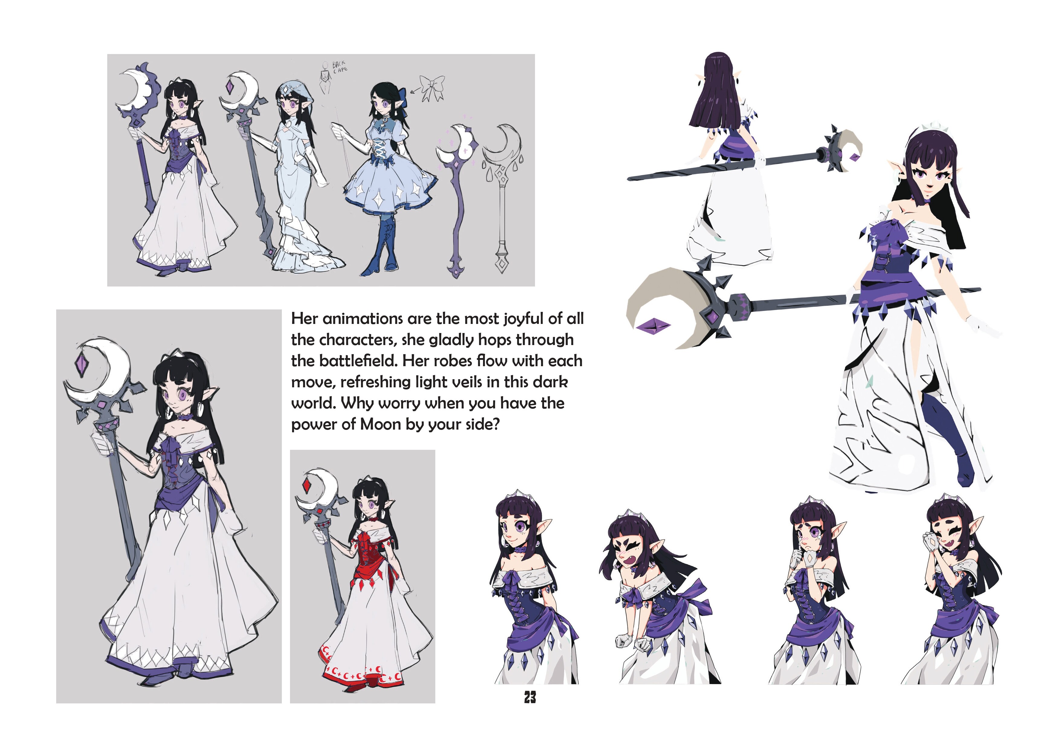 Blade Prince Academy - Digital Artbook screenshot 3